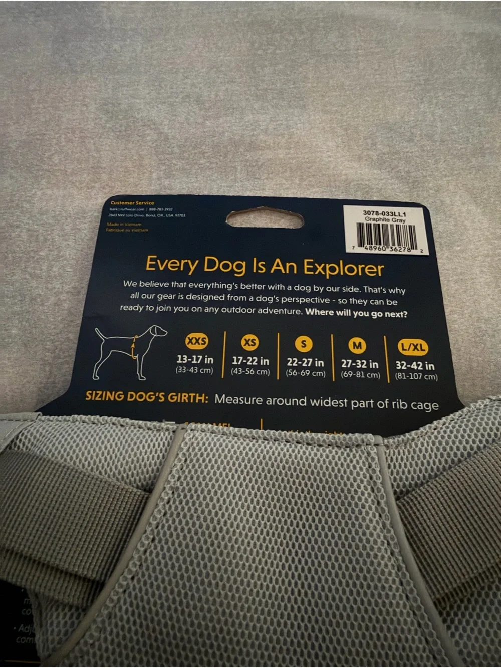 RuffWear swamp harness